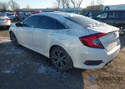 2021 Honda Civic Sport из США, поврежденный, VIN 2HGFC2F80MH538582